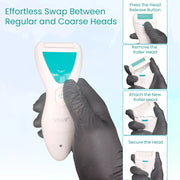 VGR V-812 Professional 2 In 1 Callus Remover, IPX-6 Waterproof (White/Green) 4.3