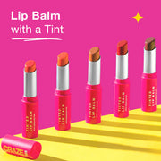 SWISS BEAUTY Craze Tinted Lightweight Lip Balm – Lip Protection, Nourishment with Cocoa Butter, 3.2g