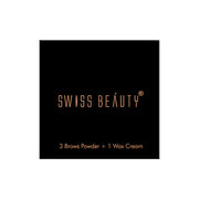 Swiss Beauty Eyebrow Palette With Wax Cream – Travel-Friendly, Blendable Colors for Perfect Brows, Face Makeup