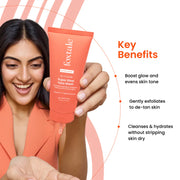 foxtale Super Glow Face Wash with Vitamin C & Papaya Enzyme