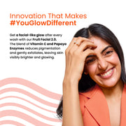 foxtale Super Glow Face Wash with Vitamin C & Papaya Enzyme