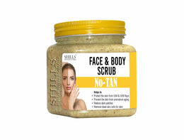 Shills Professional No Tan Face & Body Scrub 400ml
