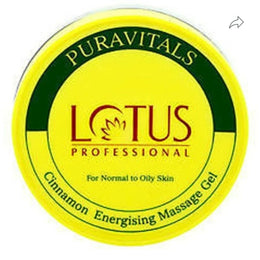 Lotus Puravitals Cinnamon Energising Massage Gel