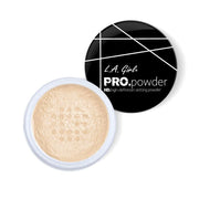 L.A. Girl Pro Powder High Definition Setting Powder Translucent Pack, Matte finish, Clear