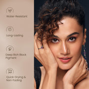 SWISS BEAUTY Waterproof Matte Liquid Black Eyeliner | Smudge Proof, Transfer Proof Eye Liner for Eye Makeup |Black, 4ml |