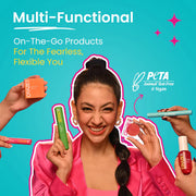 SWISS BEAUTY Craze 2-N 1 Gel Semi-Matte Eyeliner with Wing Stamp – Waterproof & Smudgeproof, Fine Tip for Precise Application, Black 2.8ml