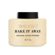 SWISS BEAUTY Bake It Away Makeup Natural Loose Powder | Lightweight Setting Powder | Loose Compact Powder For All Skin Types | , 28g