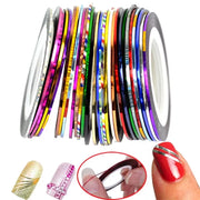 Shills Professional Nail Art Multicolor Rolls Striping Tape