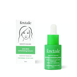 Foxtale 2% Salicylic Acid Serum with 2% Glycolic Acid, Fights Acne, Blackheads & Open Pores, Reduces Excess Oil & Bumpy Texture, Exfoliating Serum for Oily, Acne Prone Skin, Unisex, 30 ml