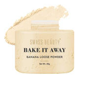 Swiss Beauty Bake It Away Loose Powder – Long-Lasting Matte Finish, Oil-Control, Lightweight Face Makeup