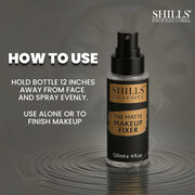 SHILLS EXCLUSIVE  The Matte Makeup Fixer ,120ml