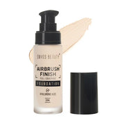 Swiss Beauty Airbrush Finish Full Coverage Foundation – Waterproof, Lightweight, Natural Matte Finish, 30ml, All Skin Types