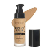 Swiss Beauty Airbrush Finish Full Coverage Foundation – Waterproof, Lightweight, Natural Matte Finish, 30ml, All Skin Types