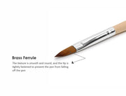 Shills Professional Wooden Acrylic Brush Single-12