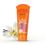 LOTUS HERBALS Safe Sun UV Screen MatteGEL Sunscreen SPF 50 PA+++ 50gm  Infused with vanilla, horse chestnut & comfrey