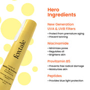 foxtale SPF 70 Matte Finish Sunscreen for Oily Skin ,50ml