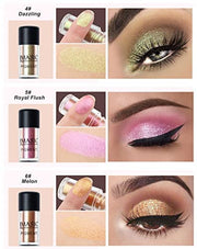 IMAGIC Professional Glitter Eyeshadow Metallic Loose Powder Pigment 2G (P6 - Melon) Semi-Matte Finish