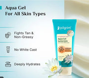 Pilgrim 1% Hyaluronic Acid Sunscreen Gel SPF 50 PA+++ (50 g)