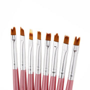 Shills Professional Nail Art Brush Set 8pcs