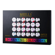 Shills Professional painting colour gel 24pcs set