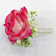 HAIR ACCESSORIES ROSE FLOWER JUDA PIN