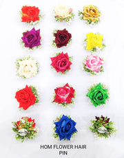 HAIR ACCESSORIES ROSE FLOWER PIN