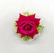 HAIR ACCESSORIES ROSE FLOWER PIN