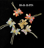 HAIR ACCESSORIES BS- BUTTERFLY HAIR PIN 6PC