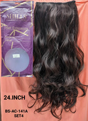 HAIR EXTENSIONS SHILLS FOR CURLY HAIR AC-141 A. 24.INCH