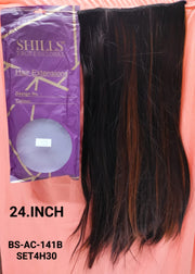 HAIR EXTENSIONS SHILLS FOR STRAIGHT HAIR AC-141 B. 24.INCH