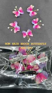 HOM HAIR BROCH BUTTERFLY