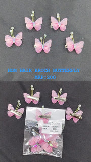 HOM HAIR BROCH BUTTERFLY