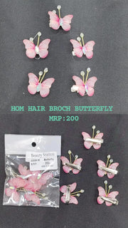 HOM HAIR BROCH BUTTERFLY
