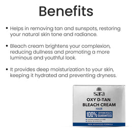 SARA OXY D-TAN BLEACH CREAM 35g