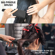 Vega Professional Carbon Dry Hair Brush Set - 5 Brushes-VPMHB-17