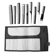 VEGA PROFESSIONAL Comb Set of 9-Black - VPVCC-25