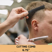 VEGA PROFESSIONAL Carbon Cutting Comb – Black Line (Model VPVCC-02)