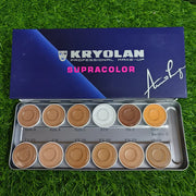 Kryolan Supracolor Palette (12 Colors)