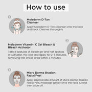 O3+ Power Brightening Facial Kit for Dirt, Dust and Dead Skin (163gm)