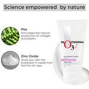 o3+ Whitening Face Cream SPF 30 Sunscreen for Skin Brightening (50g)