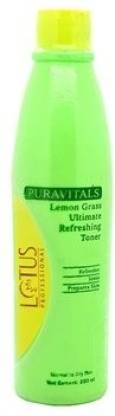 Lotus Professional Puravitals Lemon Grass Ultimate Refreshing Toner  (250 ml)