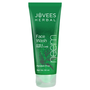 Jovees Neem Face Wash With Tea Tree Extracts | Oily & Acne Prone Skin 120ml