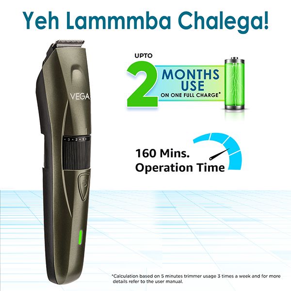 Get Perfectly Trimmed Beard with VEGA Power Series P-1 Trimmer-VHTH-25 ...