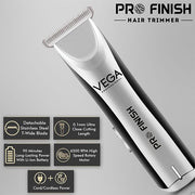 VEGA PROFESSIONAL Pro Finish Cord/Cordless Hair Trimmer - VPVHT-06
