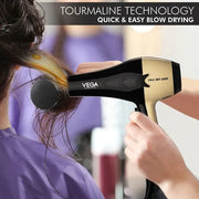 Pro Dry 2000-2200W Hair Dryer - Gold - VPVHD-04