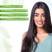 mamaearth Rice Water Conditioner with Rice Water and Keratin for Damaged, Dry and Frizzy Hair - 250 ml Reduces Split Ends | Prevents Hair Breakage