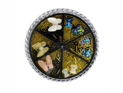 Shills Professional Round Accessories Caviar Beads 3D Butterfly/Teddy