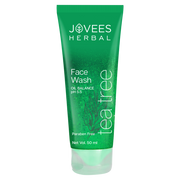 Jovees Tea Tree Oil Control Face Wash | Oily & Acne Prone Skin 120ml