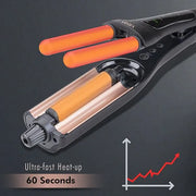 VEGA PROFESSIONAL Pro Wave Master 4-in-1 Hair Waver – Multi-Style Curling, Adjustable Temperature, Fast Heat-Up (VPPMS-04)