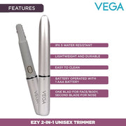 VEGA EZY 2-in-1 UNISEX TRIMMER-VHBT-02